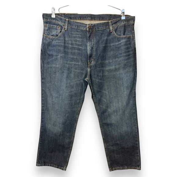 Levis 559 Mens Relaxed Straight Jeans 46x28*(30) 2765 Range Blue Whiskers Fade - Picture 1 of 14